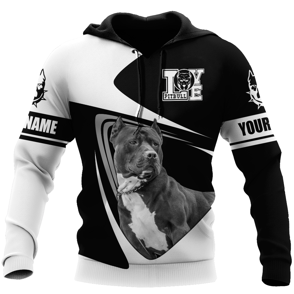 Pitbull Dog 3D All Over Printed Unisex PL