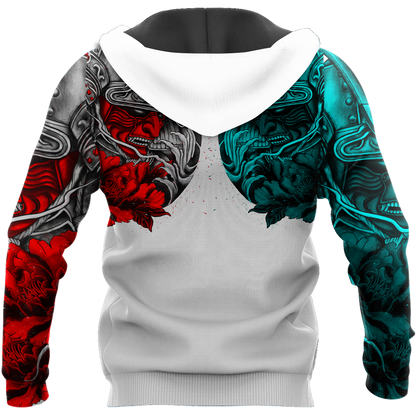 Premium 3D Printed Samurai Tattoo Shirts MEI