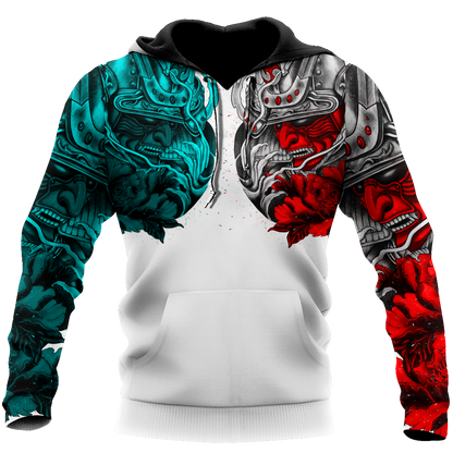 Premium 3D Printed Samurai Tattoo Shirts MEI