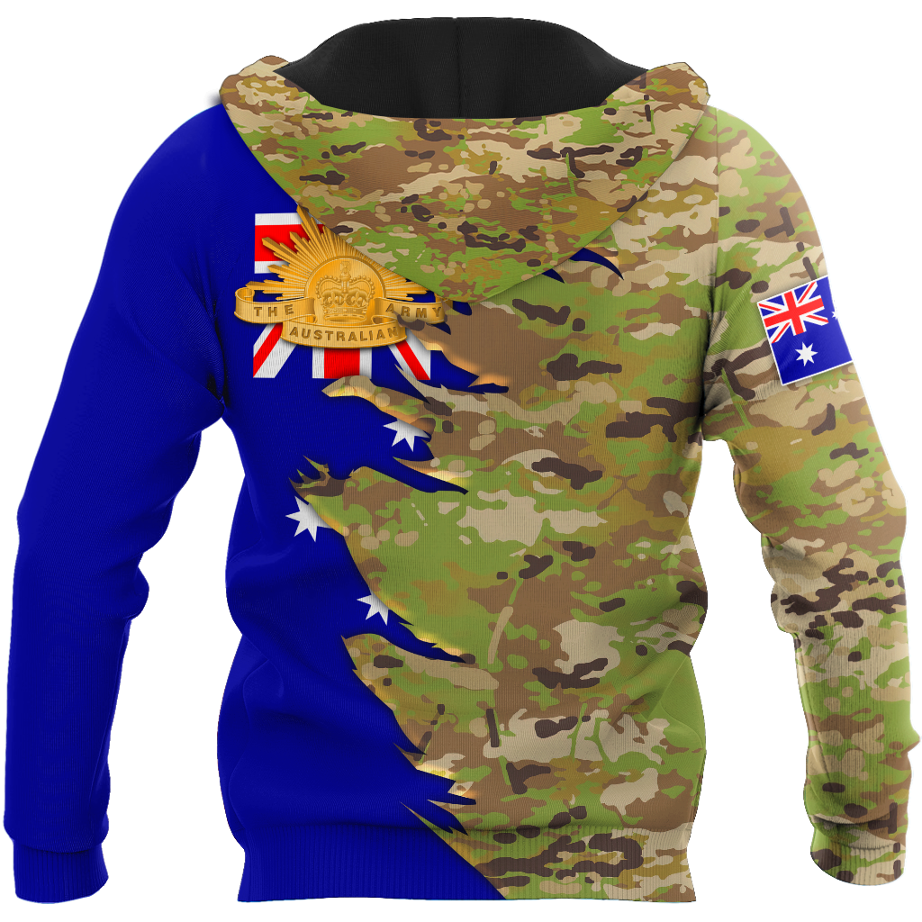 Australian Veteran - Jesus 3D All Over Printed Shirts MH10032107
