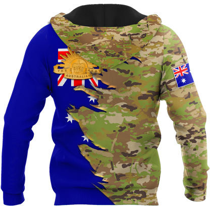 Australian Veteran - Jesus 3D All Over Printed Shirts MH10032107