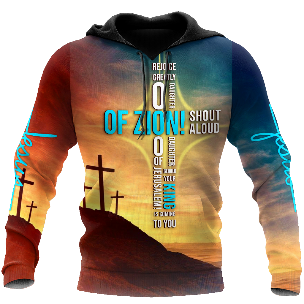 Premium Unisex Hoodie 3D All Over Printed Easter Day Christian Jesus No47 ML