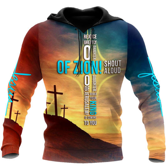 Premium Unisex Hoodie 3D All Over Printed Easter Day Christian Jesus No47 ML