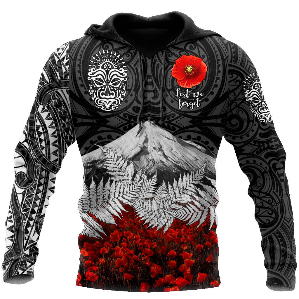 Premium Anzac Day Maori Tattoo 3D Printed Unisex Shirts TN