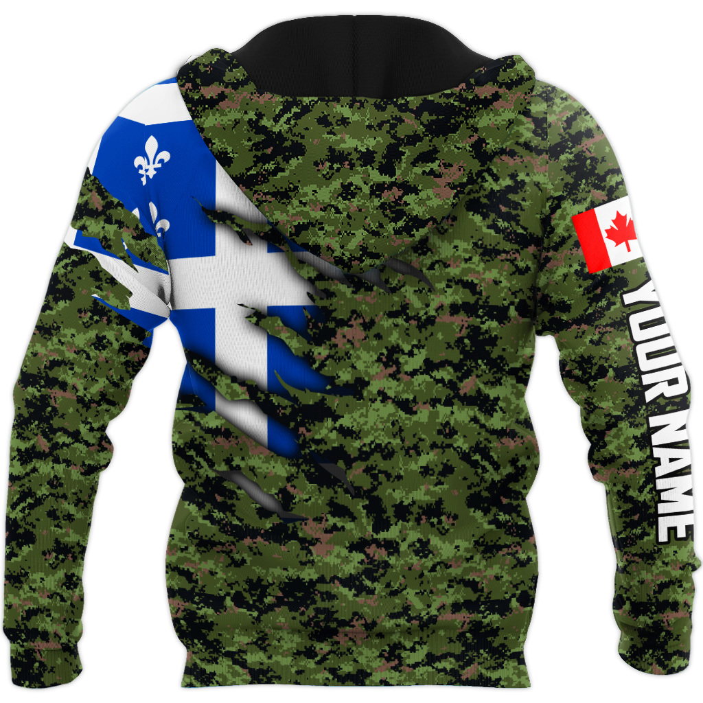 Custom Name XT Quebec 3D Printed Shirts NTN10042103