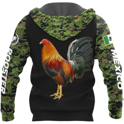 Personalized Mexican Rooster 3D Printed Unisex Shirts HHT10052103