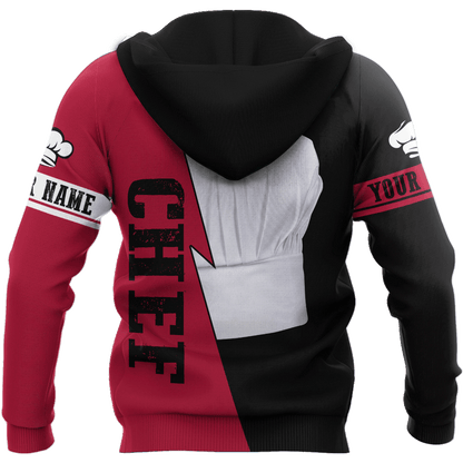 Custom Name Master Chef 3D All Over Printed Unisex Shirts