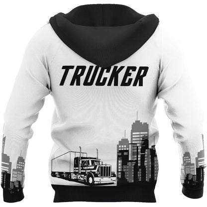 Trucker 3D All Over Printed Shirts For Men and Women