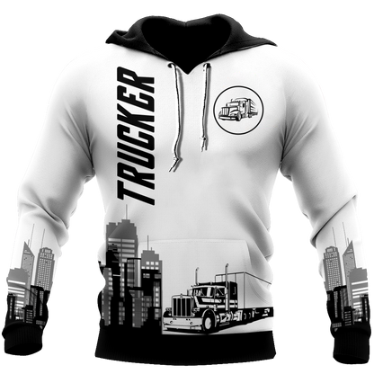 Trucker 3D All Over Printed Shirts For Men and Women