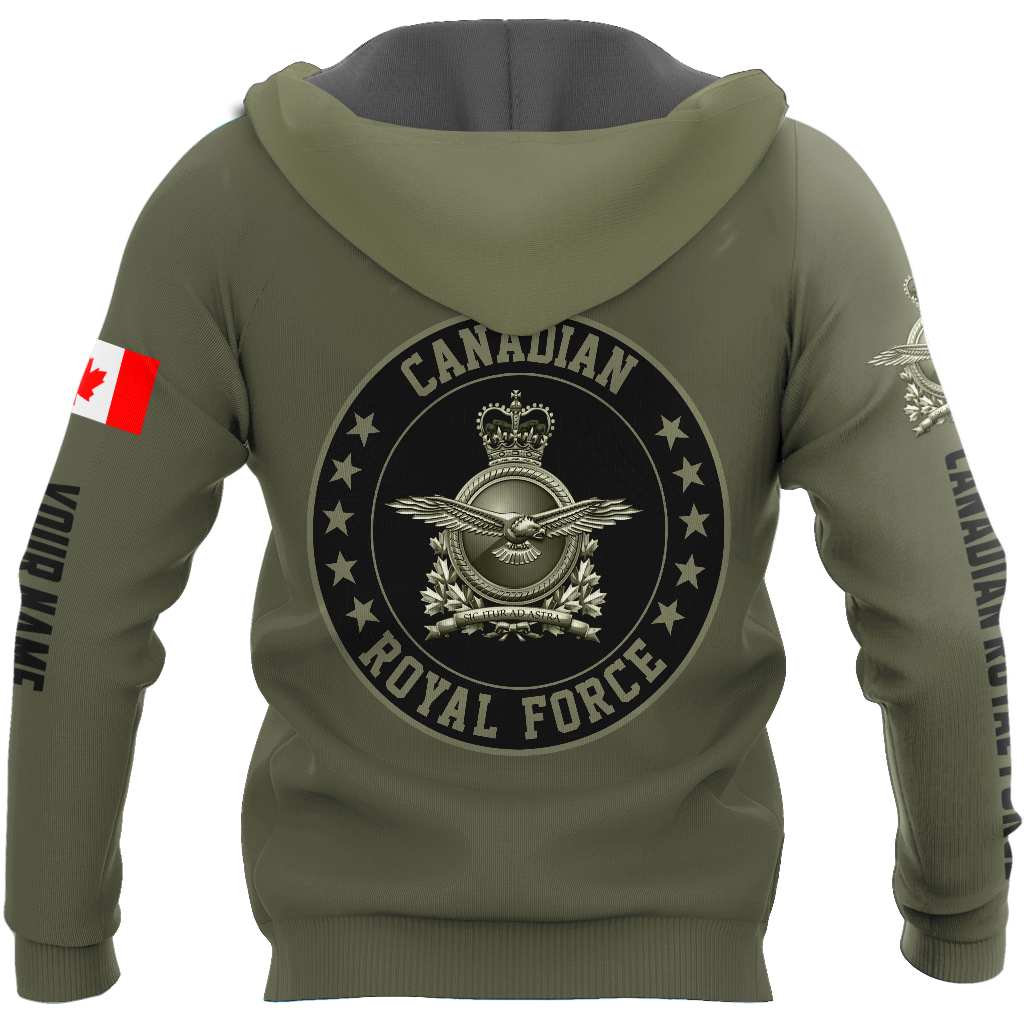 Personalized Name XT Canadian Royal Force Army 3D All Over Printed Shirts DA11032102