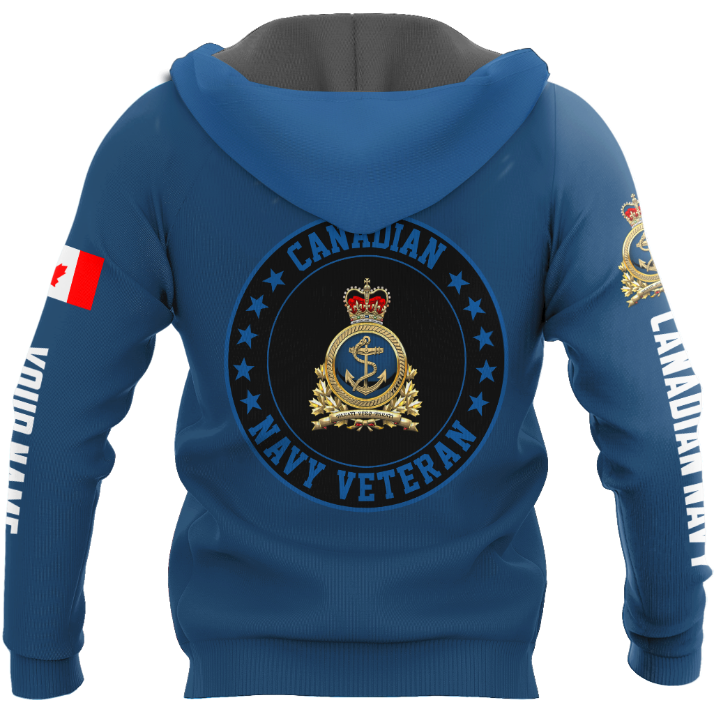 Personalized Name XT Canadian Navy Pullover 3D All Over Printed Shirts DA11032103