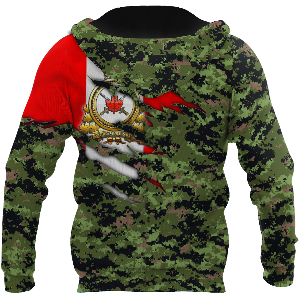 Canadian Army Pullover 3D All Over Printed Shirts PD11032103