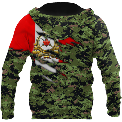 Canadian Army Pullover 3D All Over Printed Shirts PD11032103
