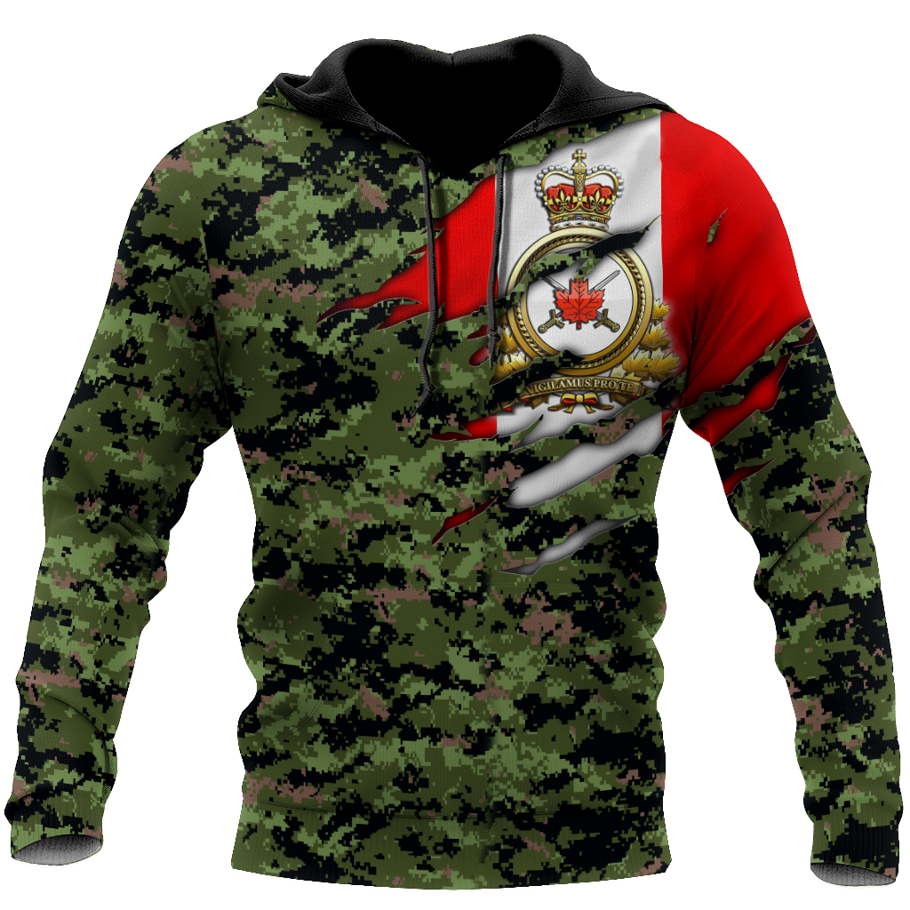Canadian Army Pullover 3D All Over Printed Shirts PD11032103