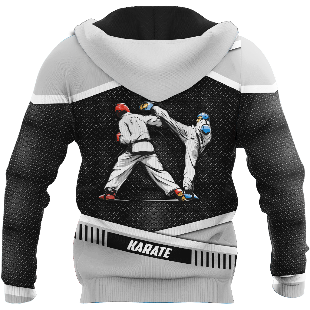 Customize Name Karate Fighting Hoodie For Men And Women MH11032105