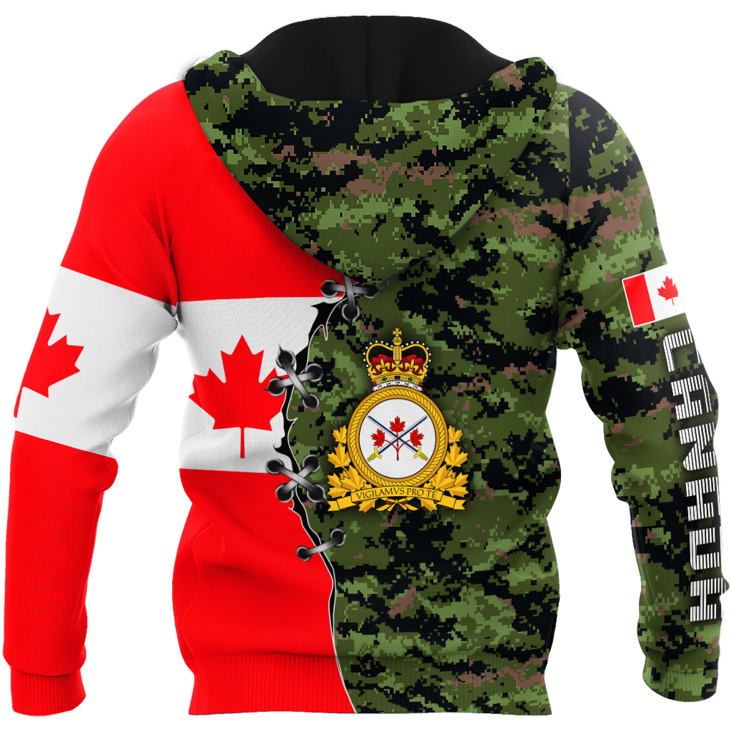 Canadian Army Pullover 3D All Over Printed Shirts NTN11032106