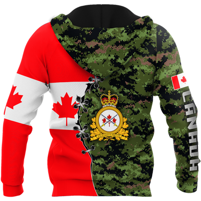 Canadian Army Pullover 3D All Over Printed Shirts NTN11032106
