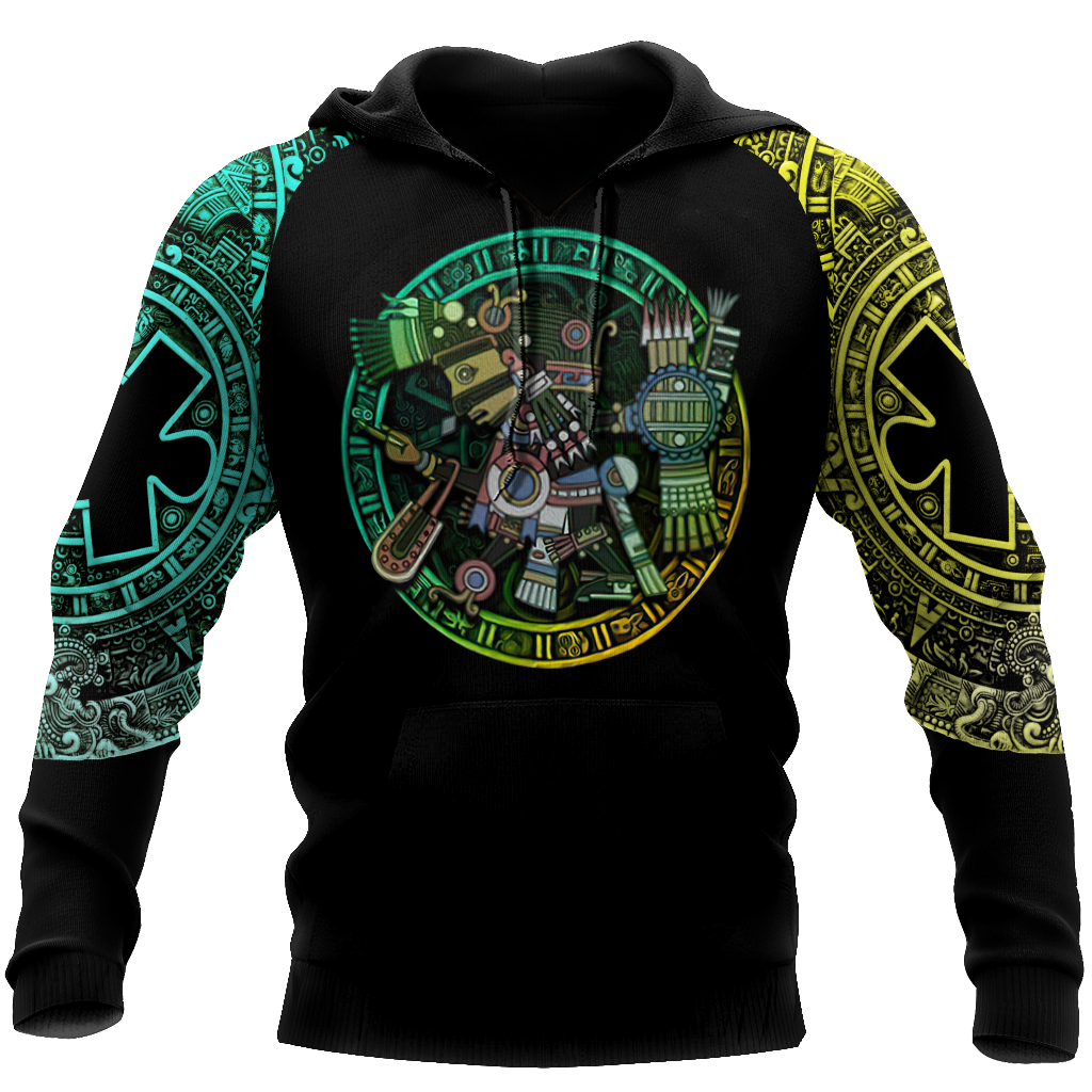 Gods of Mesoamerica - Tezcatlipoca Aztec Mexican 3D All Over Printed Unisex Shirts