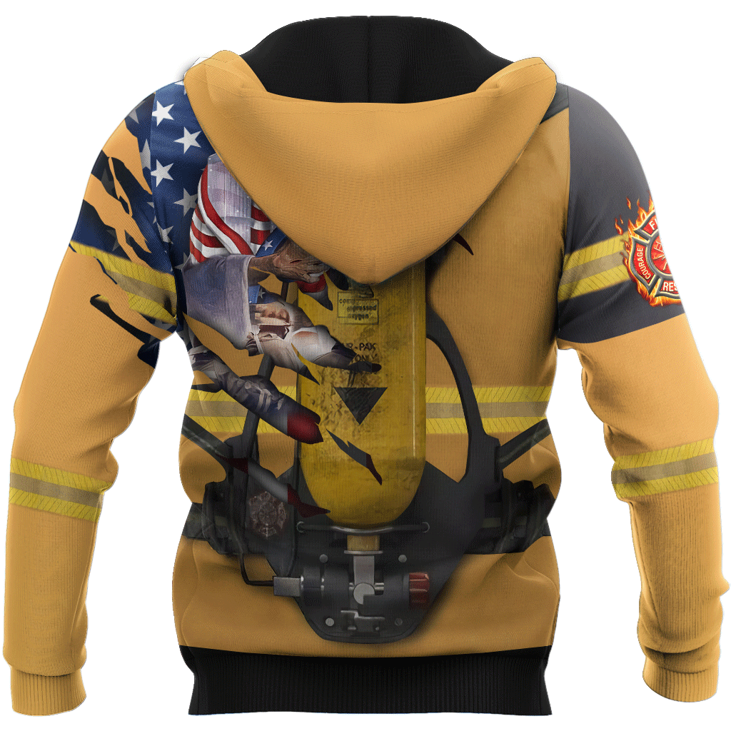 Firefighter 911 Patriot Day 3D All Over Printed Unisex Shirts