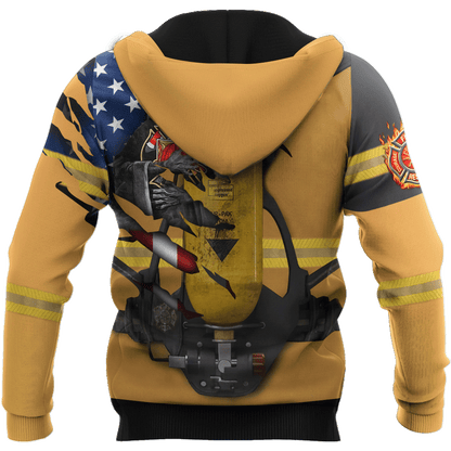 Firefighter 911 Patriot Day 3D All Over Printed Unisex Shirts