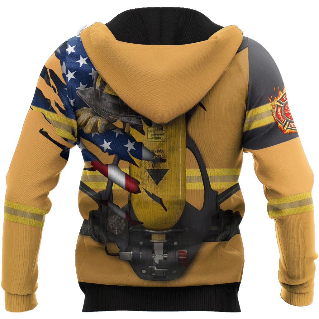 Firefighter 911 Patriot Day 3D All Over Printed Unisex Shirts