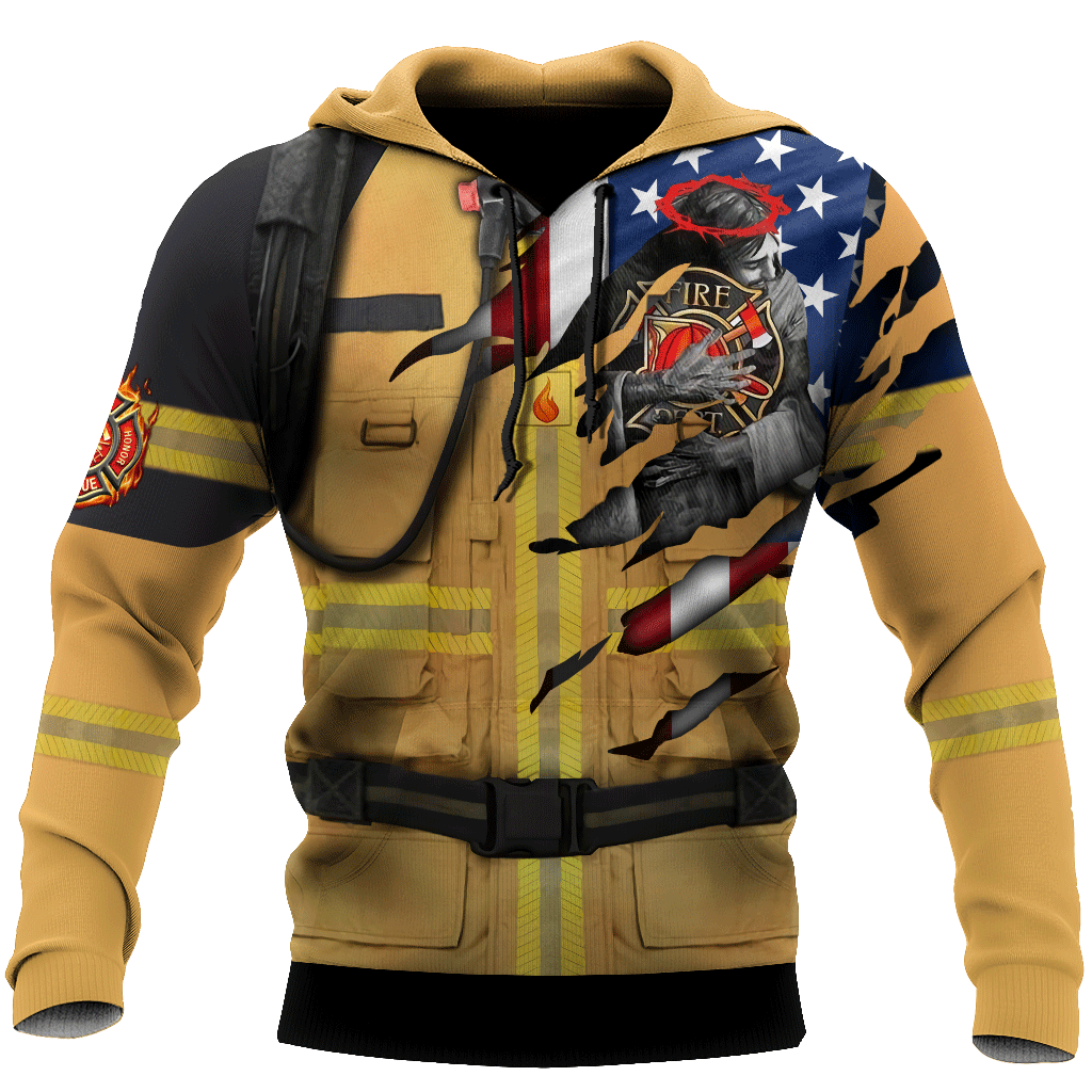 Firefighter 911 Patriot Day 3D All Over Printed Unisex Shirts