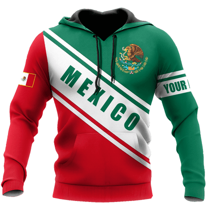 Personalized Name Mexico 3D All Over Printed Unisex Shirts