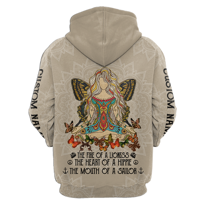 September Girl Hippie Customize Name 3D All Over Printed Shirts For Women TR11122012