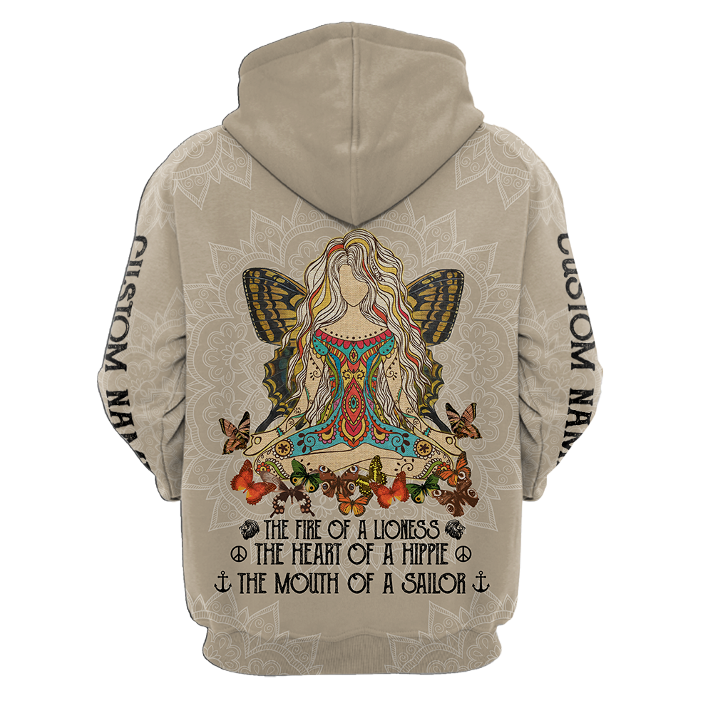 November Girl Hippie Customize Name 3D All Over Printed Shirts For Women TR1112203