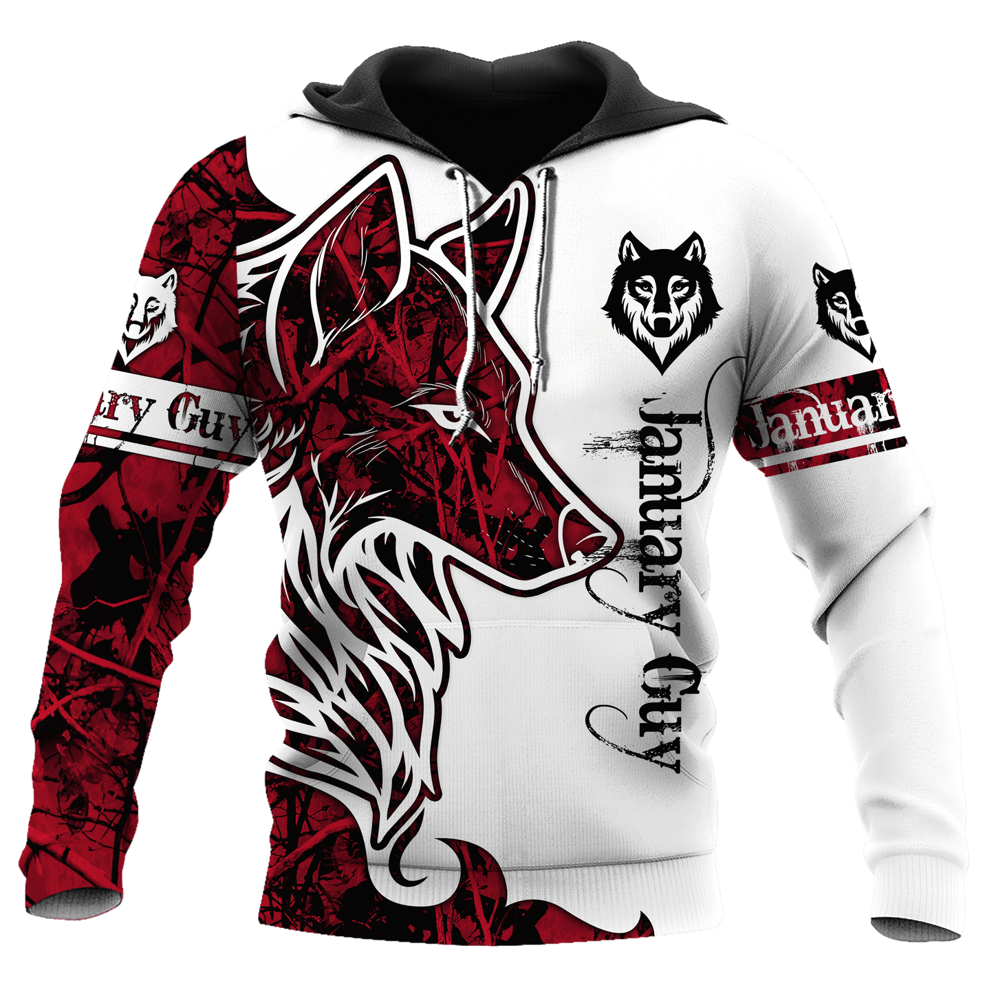 January Wolf 3D All Over Printed Shirts Pi112061