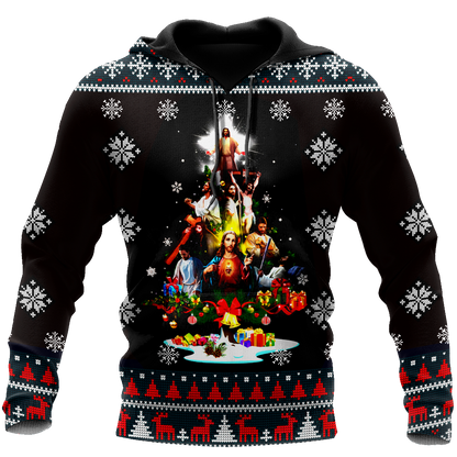 Jesus Christmas 3D All Over Printed Shirts For Men and Women