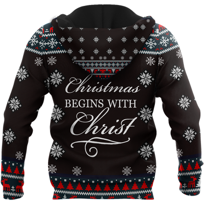 Jesus Christmas 3D All Over Printed Shirts For Men and Women