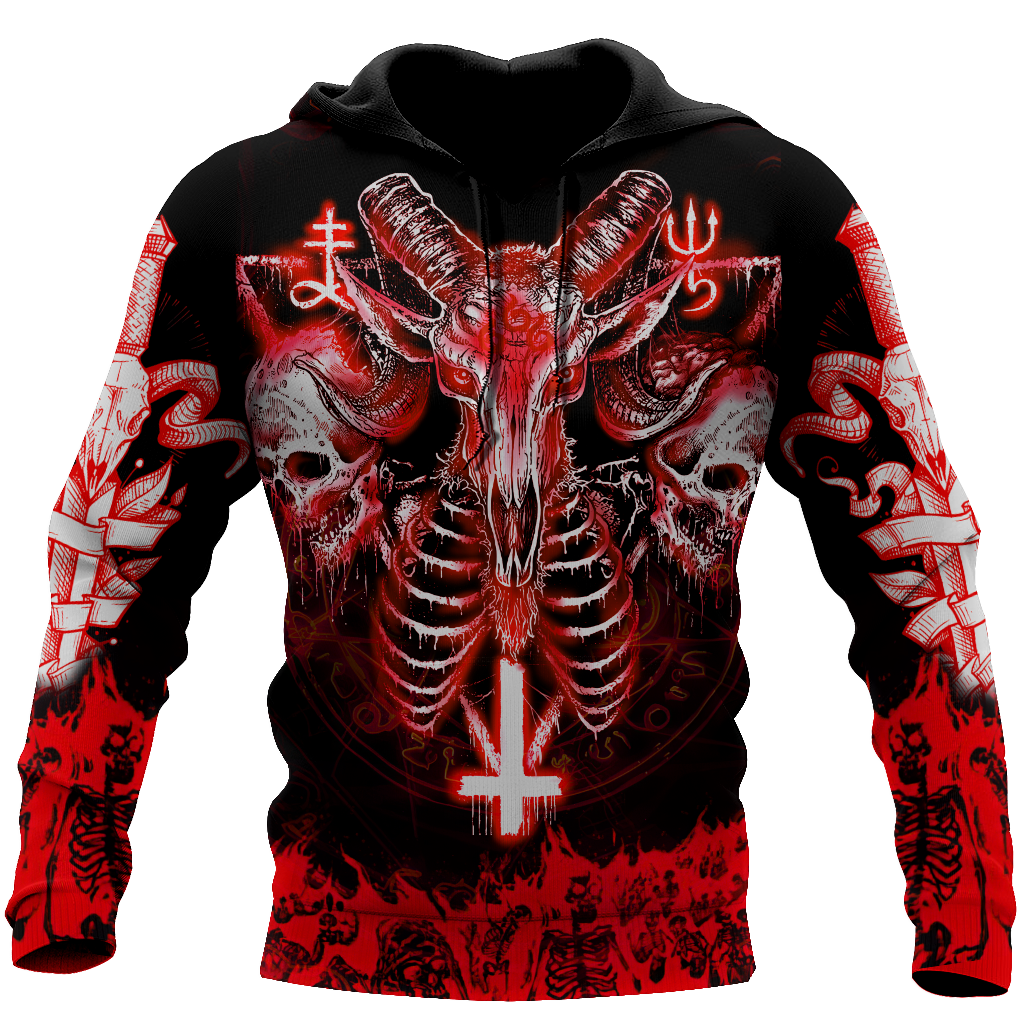 Skull Satanic Hoodie For Men And Women MH12012102