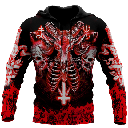 Skull Satanic Hoodie For Men And Women MH12012102