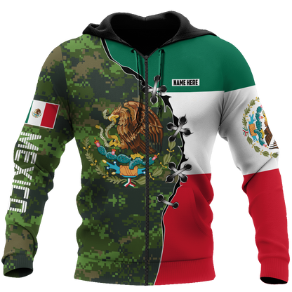 Personalized Mexican Hoodie 3D All Over Printed  Unisex Hoodie
