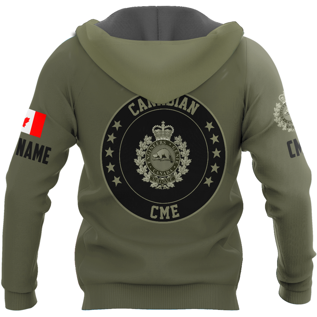 Personalized Name XT Canadian CME Pullover 3D All Over Printed Shirts DA12032103