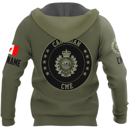 Personalized Name XT Canadian CME Pullover 3D All Over Printed Shirts DA12032103