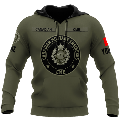 Personalized Name XT Canadian CME Pullover 3D All Over Printed Shirts DA12032103