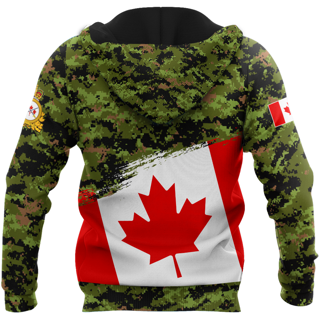 Personalized Name XT Canadian Army Pullover 3D All Over Printed Shirts TNA12032105