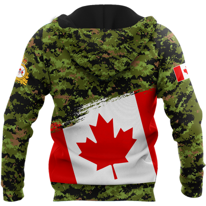 Personalized Name XT Canadian Army Pullover 3D All Over Printed Shirts TNA12032105