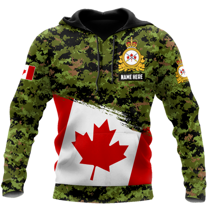Personalized Name XT Canadian Army Pullover 3D All Over Printed Shirts TNA12032105