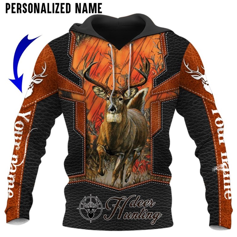 Premium Personalized Name Hunting 3D All Over Printed Unisex Shirts