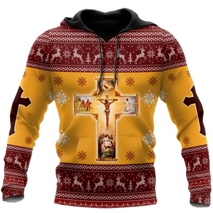 Jesus Christmas 3D All Over Printed Shirts For Men and Women