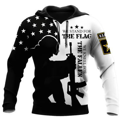 We Stand For The Flag - US Army 3D All Over Printed Shirts Pi12052101