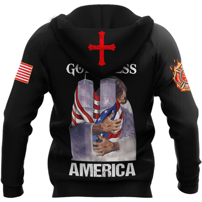 Firefighter 911 Patriot Day 3D All Over Printed Unisex Shirts