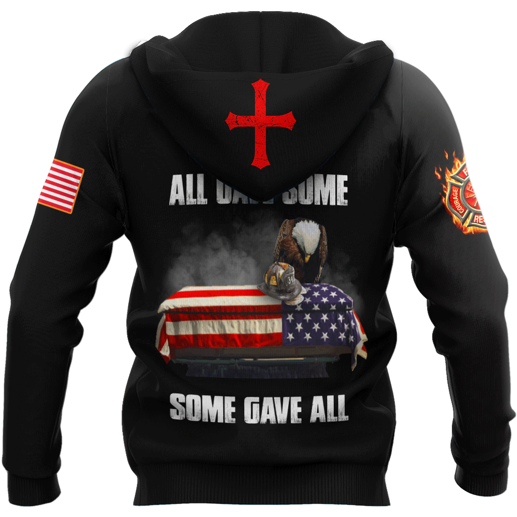 Firefighter 911 Patriot Day 3D All Over Printed Unisex Shirts