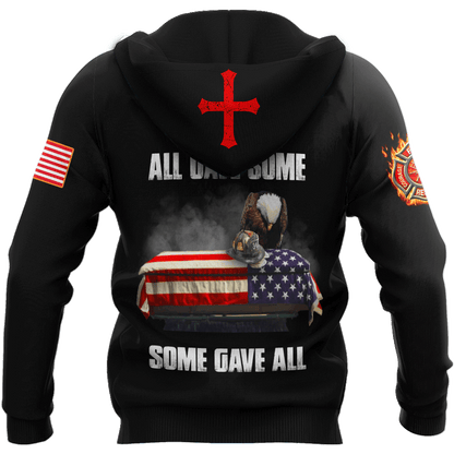 Firefighter 911 Patriot Day 3D All Over Printed Unisex Shirts