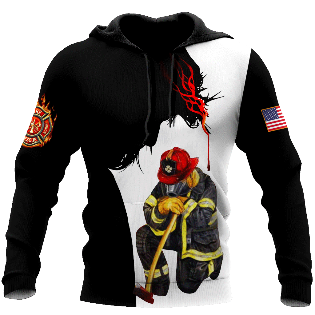 Firefighter 911 Patriot Day 3D All Over Printed Unisex Shirts