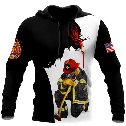 Firefighter 911 Patriot Day 3D All Over Printed Unisex Shirts