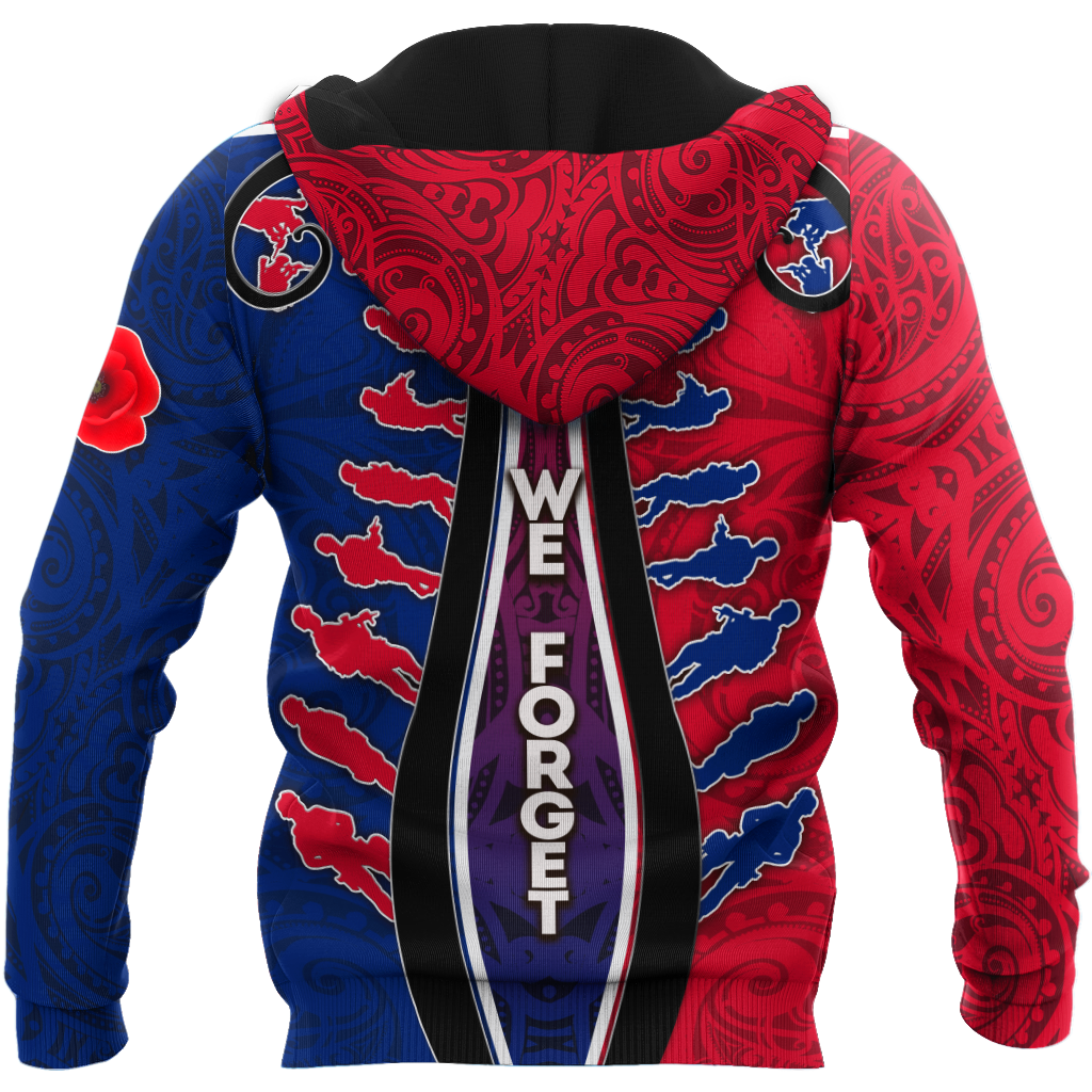 Special Anzac Day Lest We Forget Unisex Deluxe Hoodie ML